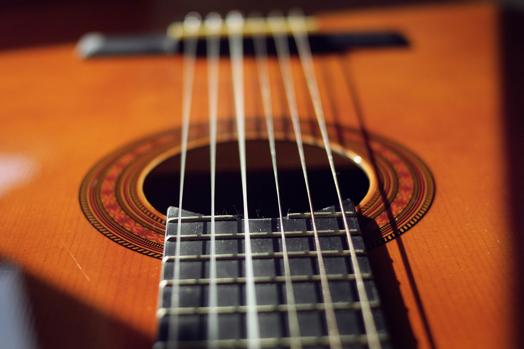 Gitarre mit Nylonsaiten